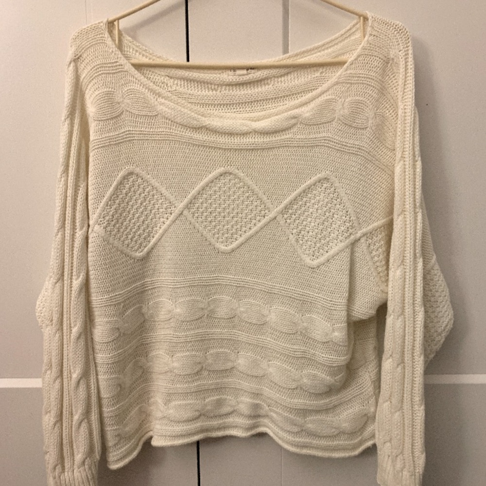Cream sweater